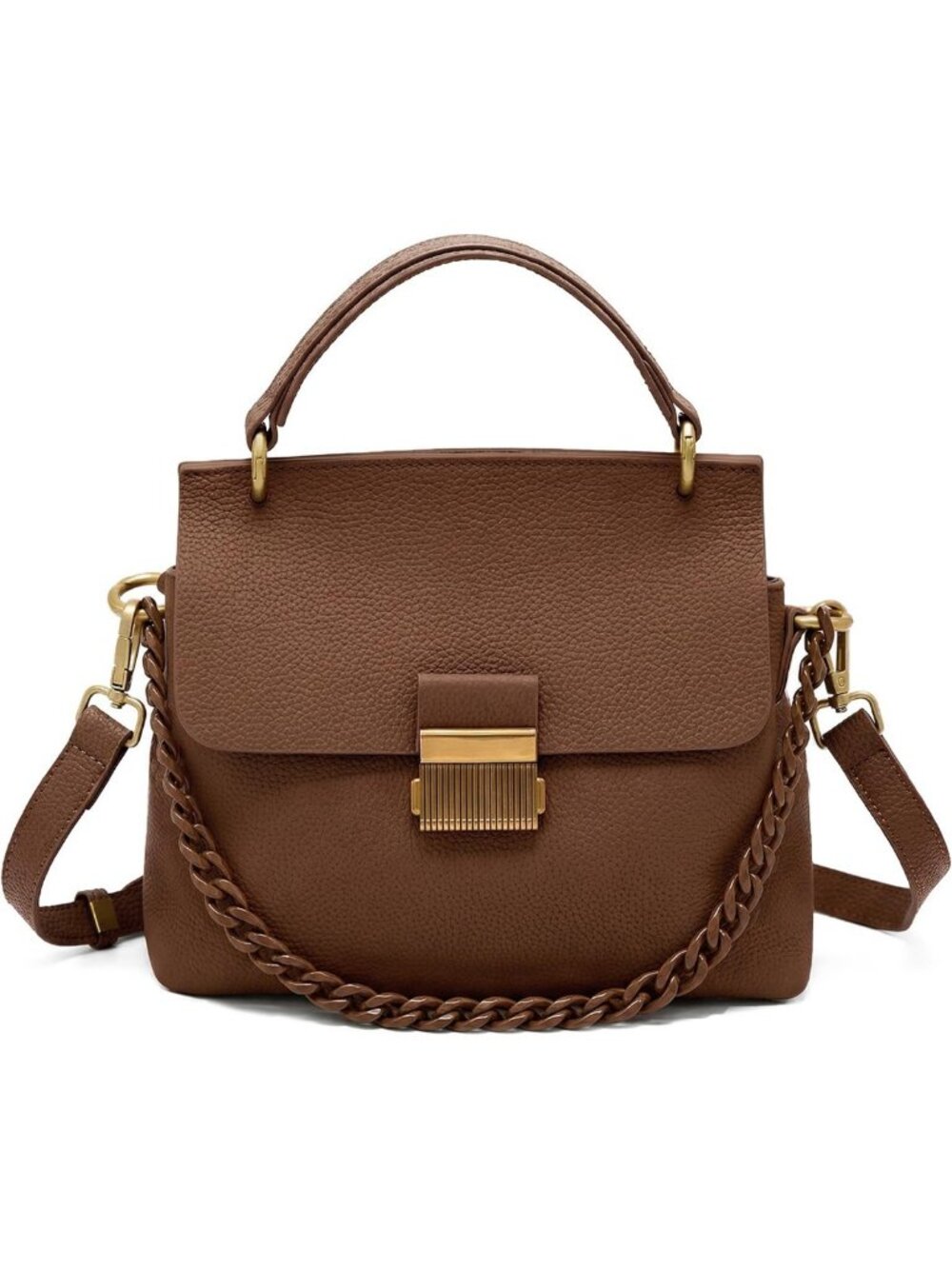 Stylish Genuine Leather Shoulder Bag for Women | Versatile Top Handle